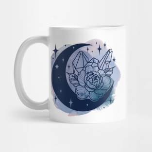 Crystal Moon Flower Mug